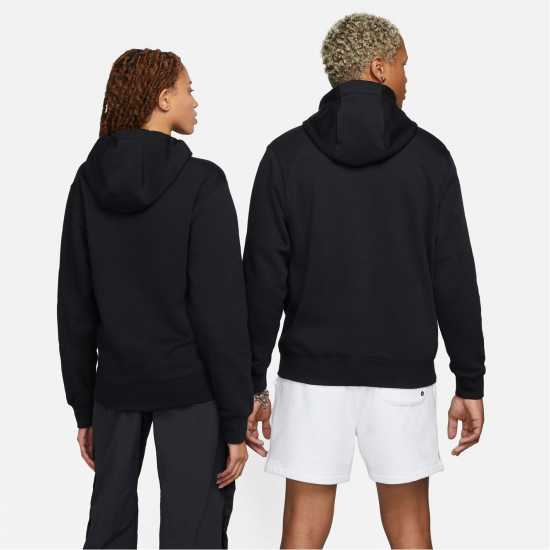 Nike Sportswear Club Fleece Pullover Hoodie Mens Black/White Мъжки суитчъри и блузи с качулки