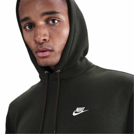 Nike Sportswear Club Fleece Pullover Hoodie Mens Sequoia 