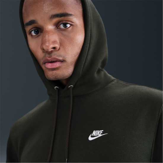 Nike Sportswear Club Fleece Pullover Hoodie Mens Sequoia 