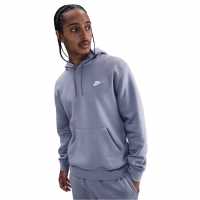 Nike Sportswear Club Fleece Pullover Hoodie Mens World Indigo Мъжки суитчъри и блузи с качулки