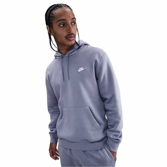 Nike Sportswear Club Fleece Pullover Hoodie Mens World Indigo Мъжки суитчъри и блузи с качулки