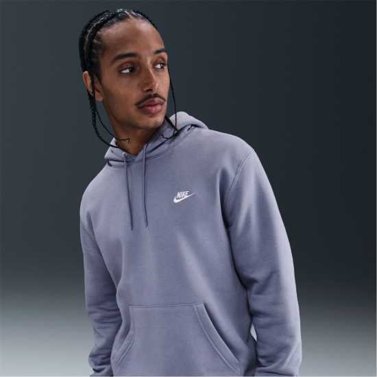 Nike Sportswear Club Fleece Pullover Hoodie Mens World Indigo Мъжки суитчъри и блузи с качулки