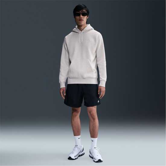 Nike Sportswear Club Fleece Pullover Hoodie Mens Birch Heather Nike Sportswear Club Fleece Pullover Hoodie Mens Birch Heather