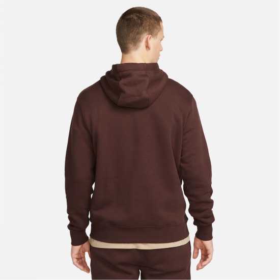 Nike Sportswear Club Fleece Pullover Hoodie Mens Земя Мъжки суитчъри и блузи с качулки