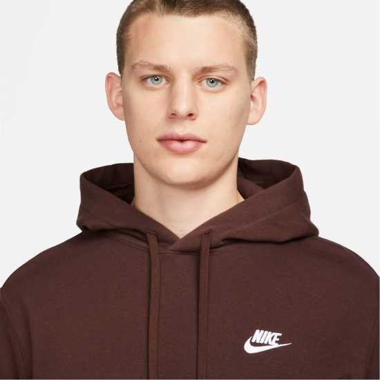 Nike Sportswear Club Fleece Pullover Hoodie Mens Земя Мъжки суитчъри и блузи с качулки