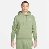 Nike Sportswear Club Fleece Pullover Hoodie Mens Oil Green Мъжки суитчъри и блузи с качулки