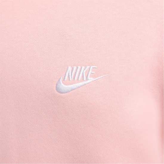 Nike Sportswear Club Fleece Pullover Hoodie Mens Въглен/Желязо/Бял 