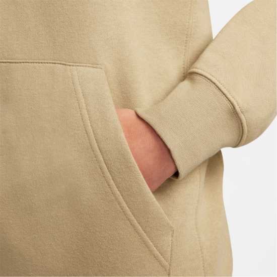 Nike Sportswear Club Fleece Pullover Hoodie Mens Olive/White Nike Sportswear Club Fleece Pullover Hoodie Mens Olive/White