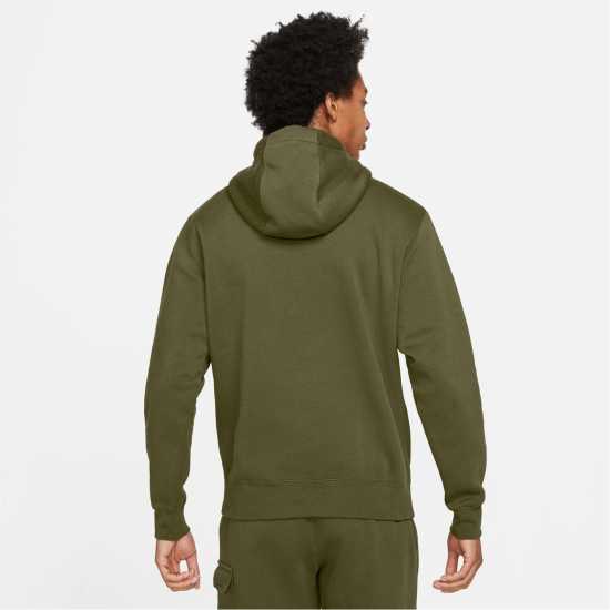 Nike Sportswear Club Fleece Pullover Hoodie Mens Green Tall Мъжки суитчъри и блузи с качулки