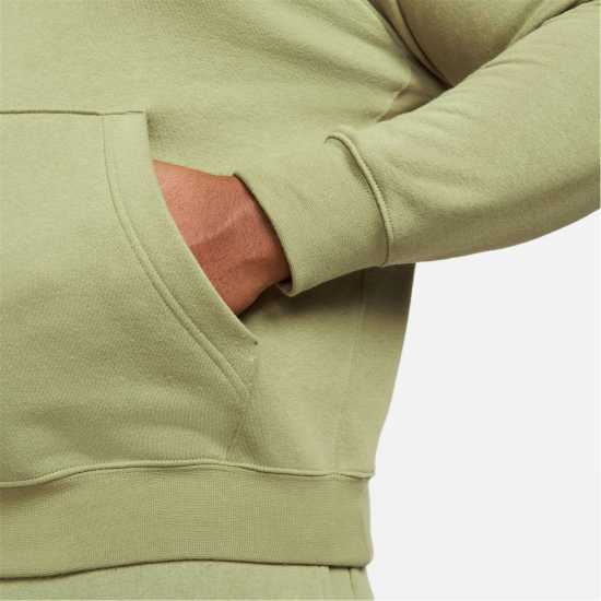 Nike Sportswear Club Fleece Pullover Hoodie Mens Green/White Мъжки суитчъри и блузи с качулки