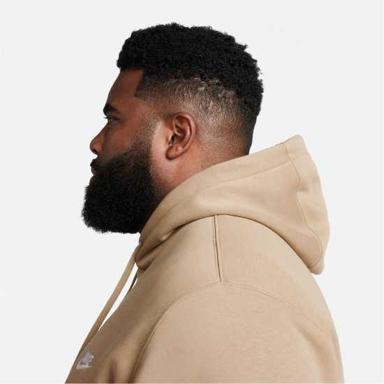 Nike Sportswear Club Fleece Pullover Hoodie Mens Хаки/Бяло Мъжки суитчъри и блузи с качулки