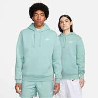 Nike Sportswear Club Fleece Pullover Hoodie Mens Mineral/White Мъжки суитчъри и блузи с качулки