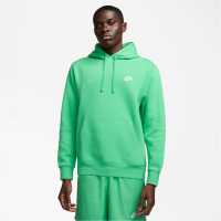 Nike Sportswear Club Fleece Pullover Hoodie Mens SprGrn/White Мъжки суитчъри и блузи с качулки