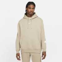 Sale Nike Sportswear Repeat Fleece Pullover Hoodie Mens Khaki Мъжки полар