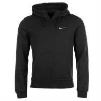 Nike Sportswear Club Fleece Men's Full-Zip Hoodie Black Мъжки полар