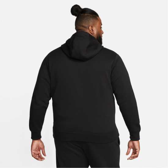 Nike Sportswear Club Fleece Men's Full-Zip Hoodie Черно 