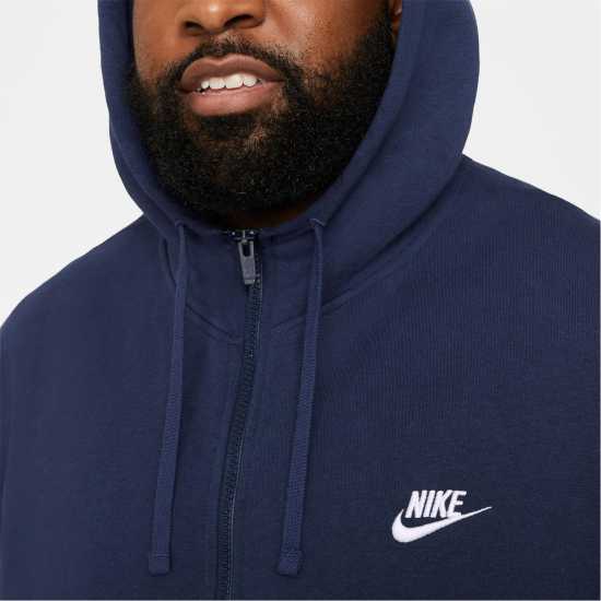 Nike Sportswear Club Fleece Men's Full-Zip Hoodie Navy Мъжки суитчъри и блузи с качулки