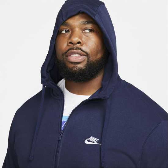 Nike Sportswear Club Fleece Men's Full-Zip Hoodie Navy Мъжки суитчъри и блузи с качулки