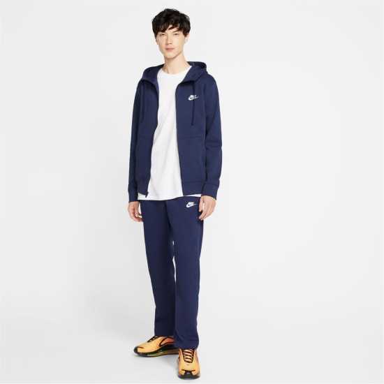 Nike Sportswear Club Fleece Men's Full-Zip Hoodie Navy Мъжки суитчъри и блузи с качулки