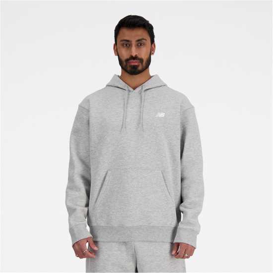 Мъжки Суитшърт Полар New Balance Balance Fleece Hoody Mens Grey Мъжки суитчъри и блузи с качулки
