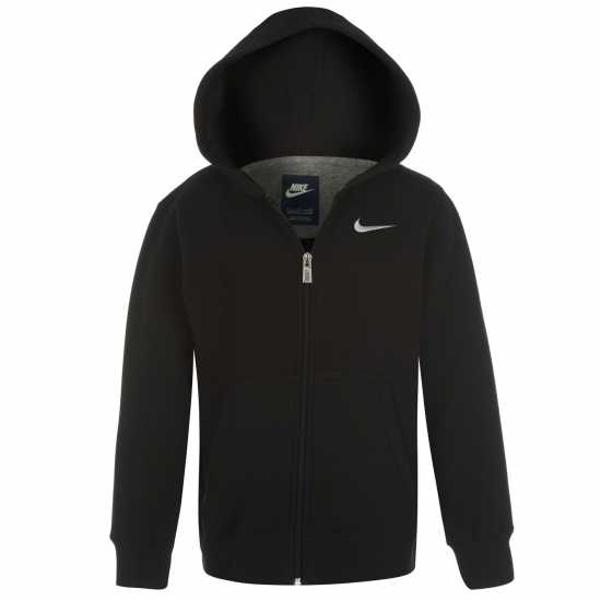 Nike Детска Блуза С Качулка Full Zip Hoody Juniors Черно Детски суитчъри и блузи с качулки