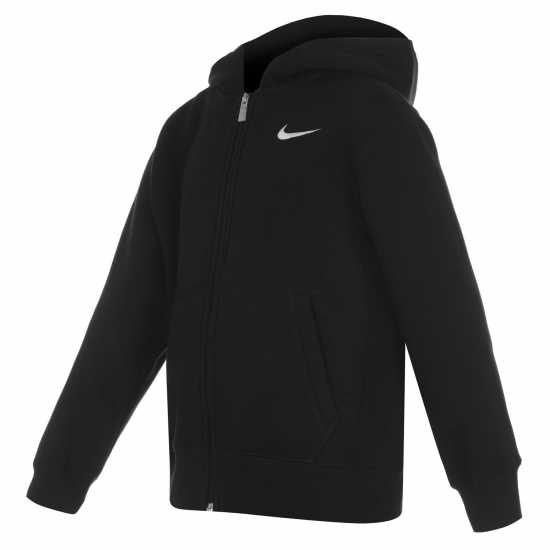 Nike Детска Блуза С Качулка Full Zip Hoody Juniors Черно Детски суитчъри и блузи с качулки