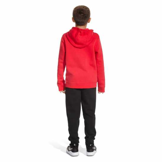 Nike Детска Блуза С Качулка Full Zip Hoody Juniors Red/White Детски суитчъри и блузи с качулки