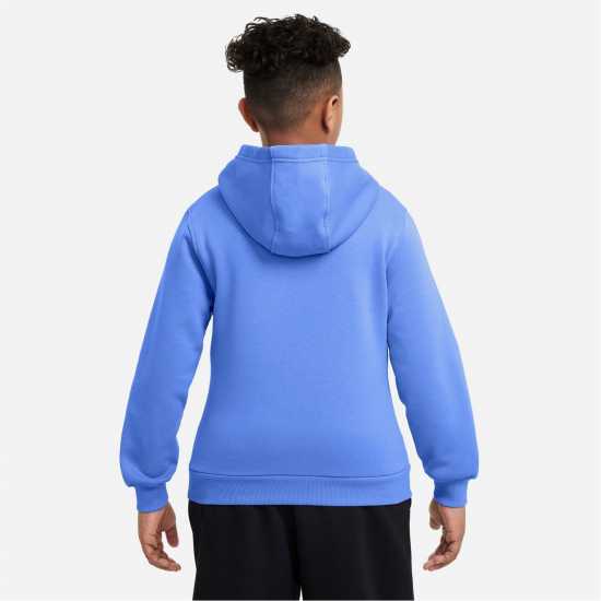 Nike Детска Блуза С Качулка Full Zip Hoody Juniors Кралски пулс Детски суитчъри и блузи с качулки