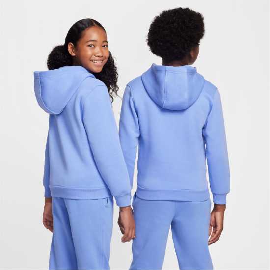 Nike Детска Блуза С Качулка Full Zip Hoody Juniors Кралски пулс Детски суитчъри и блузи с качулки