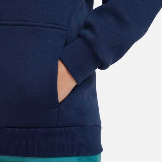 Nike Детска Блуза С Качулка Full Zip Hoody Juniors Морска синьо Детски суитчъри и блузи с качулки