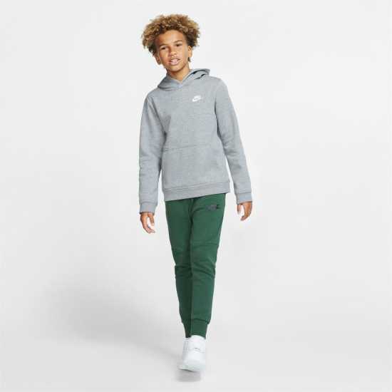 Детски суитчъри и блузи с качулки Nike Club Pullover Hoodie Junior Boys Сиво Nike Club Pullover Hoodie Junior Boys Сиво Детски суитчъри и блузи с качулки