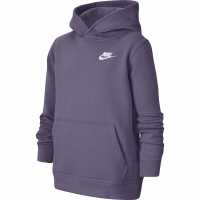 Sale Nike Sportswear Club Pullover Hoodie Junior Boys Canyon Purple Детски суитчъри и блузи с качулки