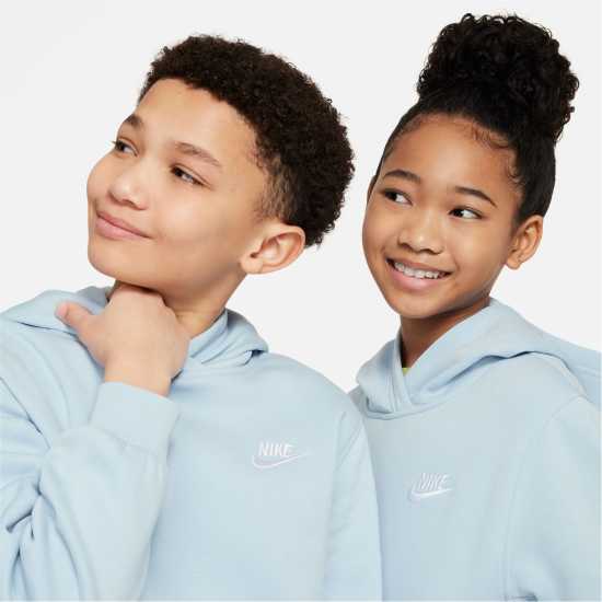 Детски суитчъри и блузи с качулки Nike Club Pullover Hoodie Junior Boys Comet Blue Nike Club Pullover Hoodie Junior Boys Comet Blue Детски суитчъри и блузи с качулки