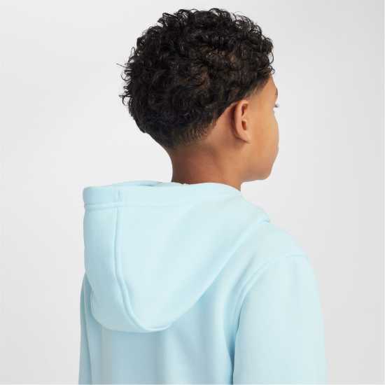 Детски суитчъри и блузи с качулки Nike Club Pullover Hoodie Junior Boys Ледено синьо/Бяло Nike Club Pullover Hoodie Junior Boys Ледено синьо/Бяло Детски суитчъри и блузи с качулки
