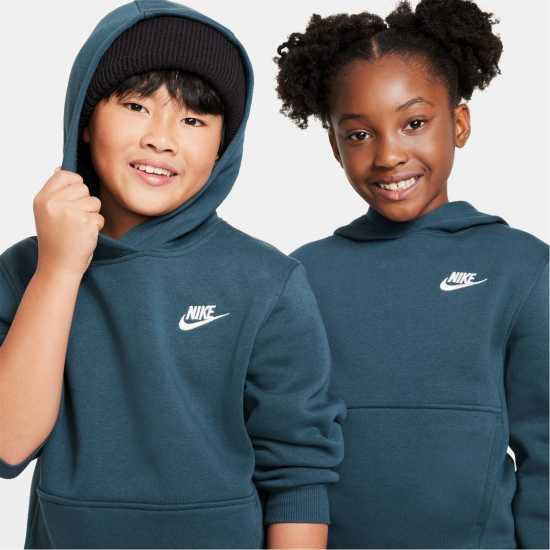 Детски суитчъри и блузи с качулки Nike Club Pullover Hoodie Junior Boys Deep Jungle Nike Club Pullover Hoodie Junior Boys Deep Jungle Детски суитчъри и блузи с качулки