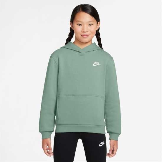 Детски суитчъри и блузи с качулки Nike Club Pullover Hoodie Junior Boys Steam/White Nike Club Pullover Hoodie Junior Boys Steam/White Детски суитчъри и блузи с качулки