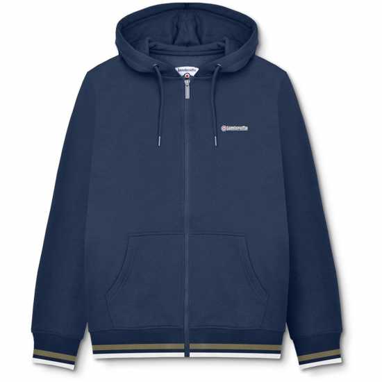 Lambretta Hoodie Navy/Khaki Мъжки суитчъри и блузи с качулки