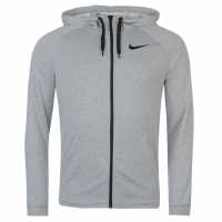 Nike Dri-FIT Men's Full-Zip Training Hoodie Grey Мъжки полар