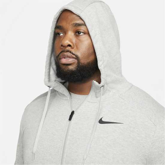 Мъжки суитчъри и блузи с качулки Nike Dri-FIT Men's Full-Zip Training Hoodie Сиво Nike Dri-FIT Men's Full-Zip Training Hoodie Сиво Мъжки суитчъри и блузи с качулки