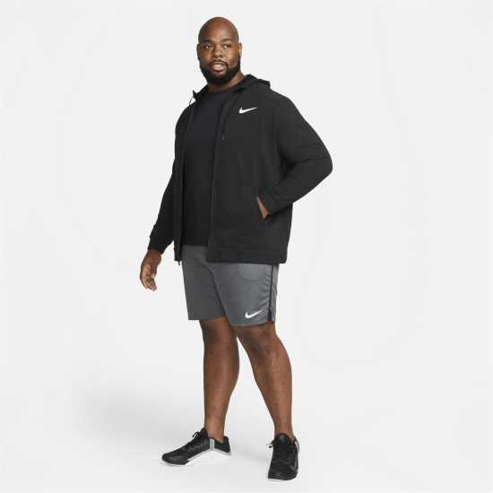 Nike Dri-FIT Men's Full-Zip Training Hoodie Black Мъжки полар
