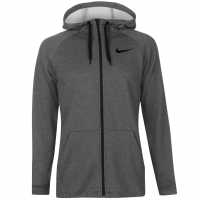 Nike Dri-FIT Men's Full-Zip Training Hoodie Charcoal Мъжки полар