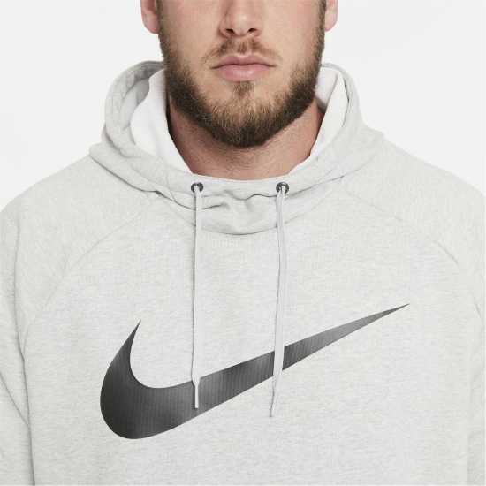 Nike Мъжки Суитшърт Dry Swoosh Hoody Mens Сиво Мъжки суитчъри и блузи с качулки