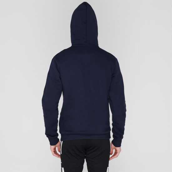 Adidas Essentials Fleece 3-Stripes Hoodie Mens Морско синьо/Бяло Мъжки полар
