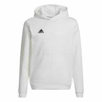 Adidas Ent22 Hoodie Juniors White/Black Детски суитчъри и блузи с качулки