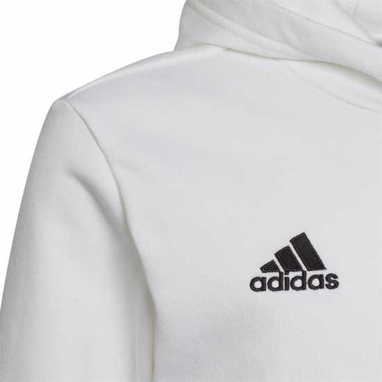 Adidas Ent22 Hoodie Juniors Бяло/Черно Детски суитчъри и блузи с качулки