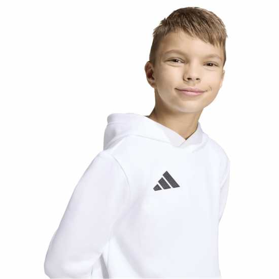 Adidas Ent22 Hoodie Juniors Бяло/Черно Детски суитчъри и блузи с качулки