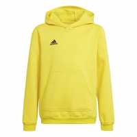 Adidas Ent22 Hoodie Juniors Жълто/Черно Детски суитчъри и блузи с качулки