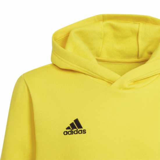 Adidas Ent22 Hoodie Juniors Жълто/Черно Детски суитчъри и блузи с качулки