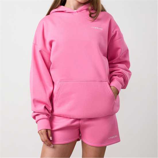 Gym King Gym King Junior 365 Relaxed Fit Hood - Carnation Pink Gym King Gym King Junior 365 Relaxed Fit Hood - Carnation Pink