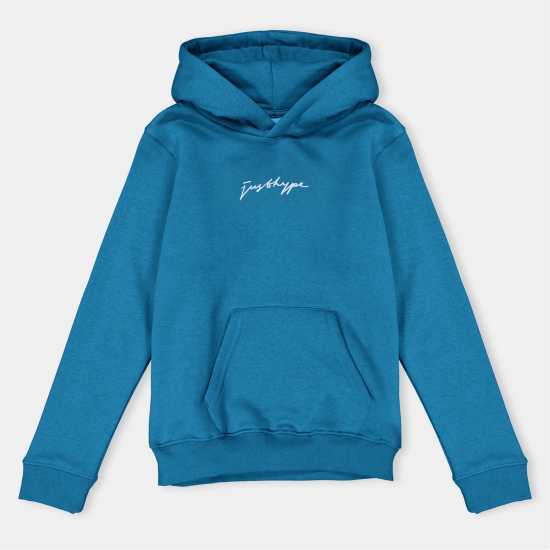 Hype Reg Hoodie Jn99 Синьо-зелено Детски суитчъри и блузи с качулки